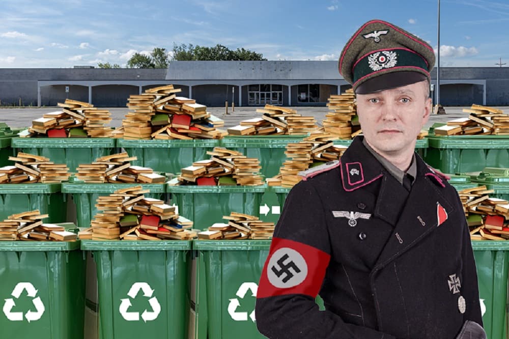 Eco-friendly Nazis Organize Mass Book Recycling